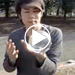 Man with crystal ball